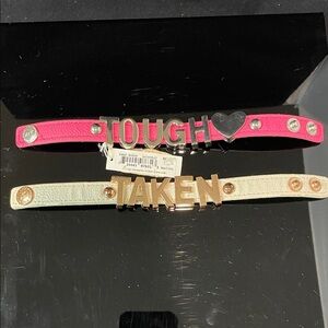 BCBGeneration Leather Affirmation 2 Snap Bracelets